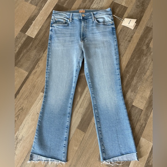 MOTHER Denim - Mother The Insider Crop Step Fray Jeans NWT 30